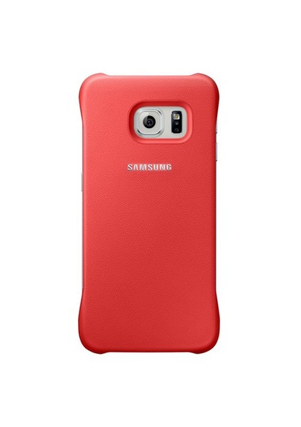 Galaxy S6 Edge Protective Cover Arka Kapak Kırmızı - EF-YG925BPEGWW