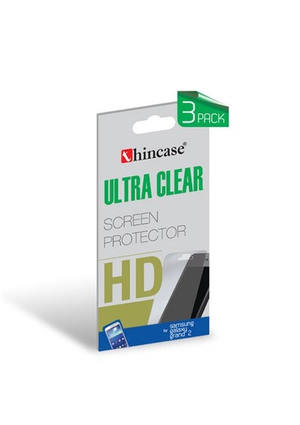 Ultra Clear Galaxy Grand 2 Ekran Koruma 3 Pack (3 adet) - CLSAMGR2