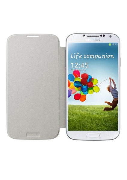 i9500 Galaxy S4 Kapaklı Kılıf Beyaz EF-FI950BWEGWW