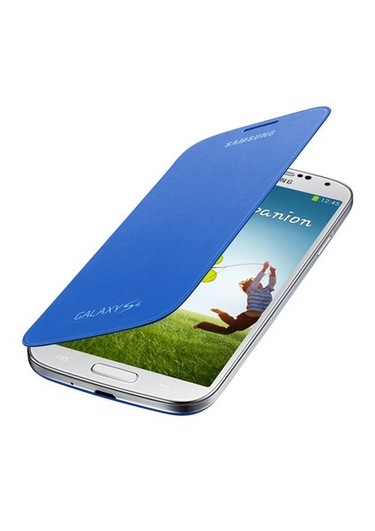 i9500 Galaxy S4 Kapaklı Kılıf Mavi EF-FI950BCEGWW