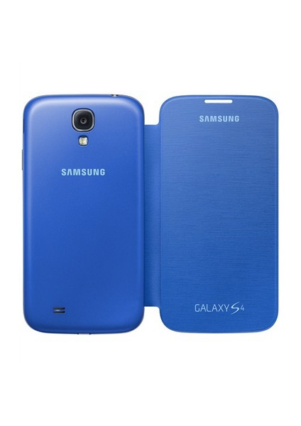 i9500 Galaxy S4 Kapaklı Kılıf Mavi EF-FI950BCEGWW