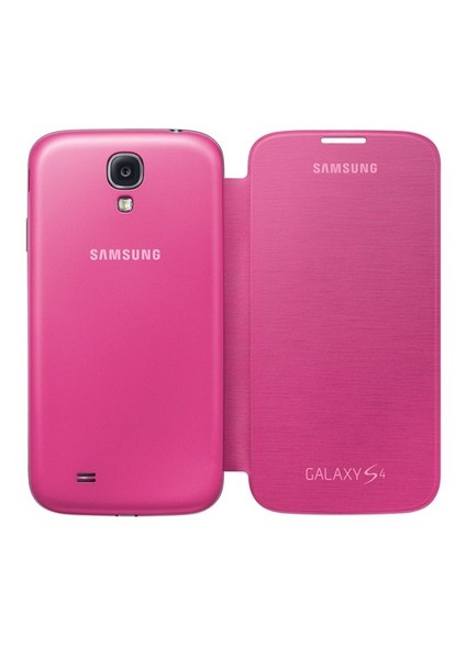 i9500 Galaxy S4 Kapaklı Kılıf Pembe EF-FI950BPEGWW