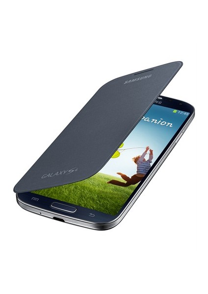 i9500 Galaxy S4 Kapaklı Kılıf Siyah EF-FI950BBEGWW