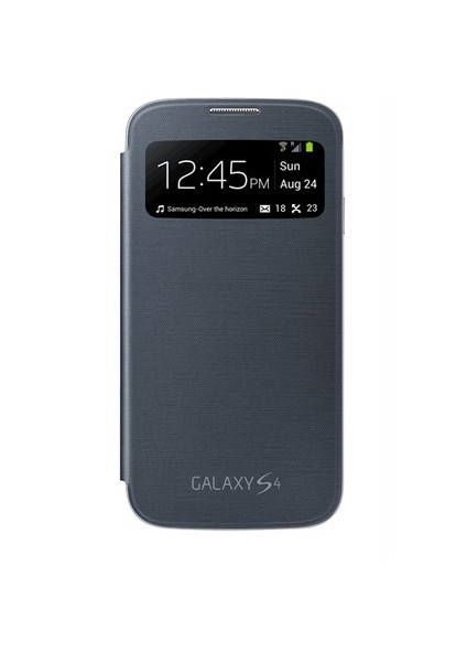 Galaxy S4 i9500 - S View Kapaklı Kılıf Siyah EF-CI950BBEGWW