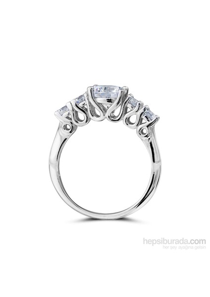 1,4 Carat Beş Taş Yüzük modelleri