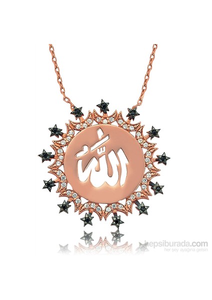 Olivin Accesories Gümüş Allah Yazılı Kolye 432779