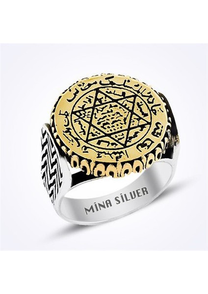 Hz Süleyman Taşsız Gümüş Erkek Yüzük