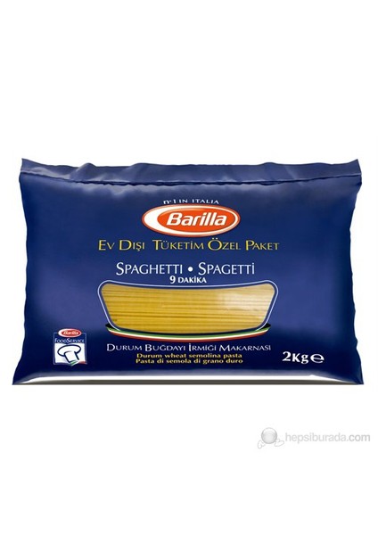 Barilla Spaghetti/ Spagetti Makarna 2kg