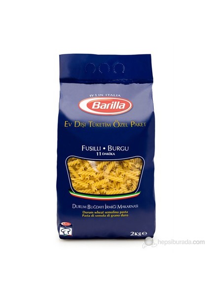 Fusilli/ Burgu Makarna 2 kg