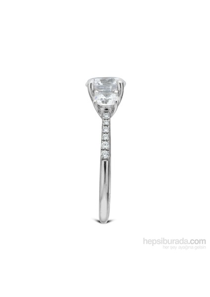 1,62 Carat Üç Taş Yüzük
