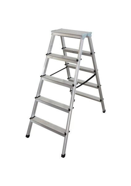 Alüminyum Çift Çıkışlı 5 Basamaklı Merdiven