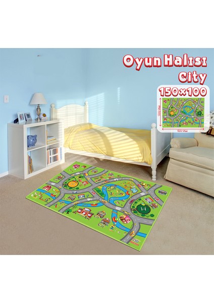 Oyun Halısı City 150 x 100 cm fiyatları