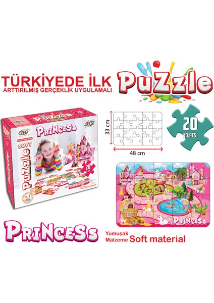 Jagu 33X48 Cm Puzzle Prenses