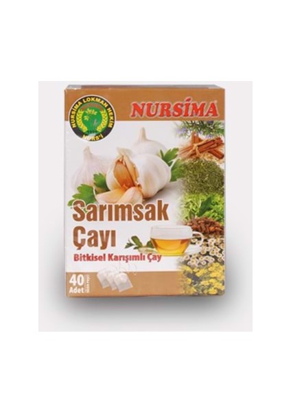Bitkisel Karışımlı Sarımsak Çayı (40 Adet)