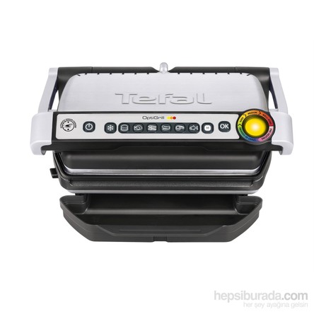 Tefal OptiGrill+ 4 Porsiyon Kapasiteli 2000 Watt 6 Programlı Barbekü Izgara ve Tost Makinesi - Inox
