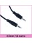 3.5Mm Stereo Ses Bağlantı Kablosu - Siyah - 1,5M 1