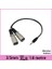 3.5Mm Jack Plug Stereo Dual 3 Pin Xlr Male Ses Kablosu - Siyah - 1,8M 1