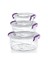 Plastik 3 Lü Yuvarlak Multi Set (0,6+1,2+2,1Lt) Saklama Kabı 1