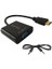 Hdmı To Vga Kablo 3.5Mm Ses Kablolu - 20Cm 2