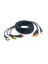 3Rca-3Rca Görüntü Ve Ses Kablosu 3 Metre Gold Seri 1