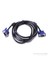 VGA1.5 15 Pin Filtreli 1.5M Erkek Erkek Monitör Kablo (Q-VGA1.5) 1