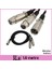 3 Pin Xlr M / 2 Xlr F Mic Av Ses Çevirici Kablo - 1,8M 1