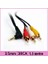 3.5Mm 4 Kutuplu Plug 3 Rca A/V Ses-Görüntü Kablosu - 1,5M 1