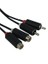 PB102 2 RCA -2 RCA Siyah Soket Kablo (3 m) 1