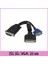 Dvı(59 Pin)/ Vga+Dvı(24+5) F Yüksek Kalite Kablo - 25Cm 1