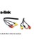 Sl-Rca10 3Rca To 3Rca 10M Gold Kablo 2