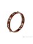 TA1AB Wood Nickelsilver Jingle 1-Row Tamburin (Antique Brown) 1