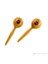 MWM2AM Amber Pair Wood Marakas 1