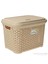Rattan Küçük Sandık(20 Lt) - Sarı 2