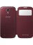 İ9500 Galaxy S4 S View Cover Kılıf - Kırmızı Ef-Cı950bregww 2