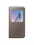 S6 S-View Cover Deri Kılıf Altın EF-CG920PFEGWW 1