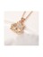 Rose Gold Kristal Taşlı Çufçuf Kolye 1