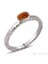 Oval Sitrin Gümüş Yüzük (GPY0014) 1