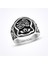 Nali Şerif Siyah Taşsız Gümüş Erkek Yüzük 1