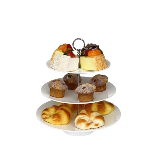 BO386 Pasta Kek Teşhir Tepsisi (25+30+35 CM) Fiyatı