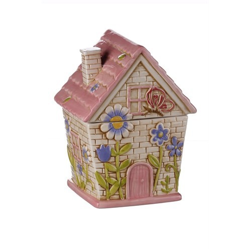 İhousebsv02 Seramik Kapaklı Kurabiye Kavanozu Pembe Fiyatı
