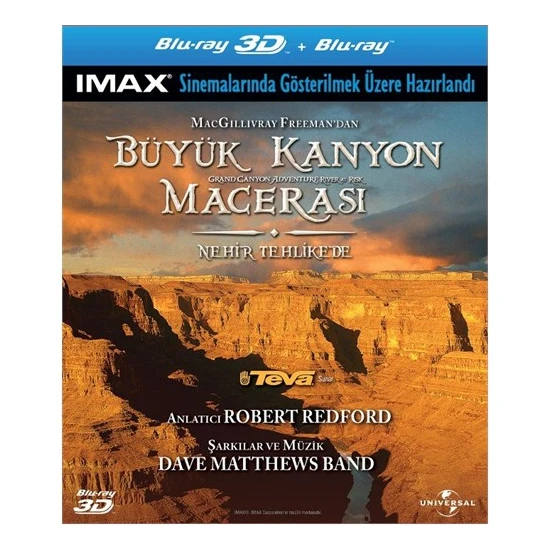 Grand Canyon Adventure 3D (Büyük Kanyon Macerası 3 Boyutlu) (Blu-Ray Disc)