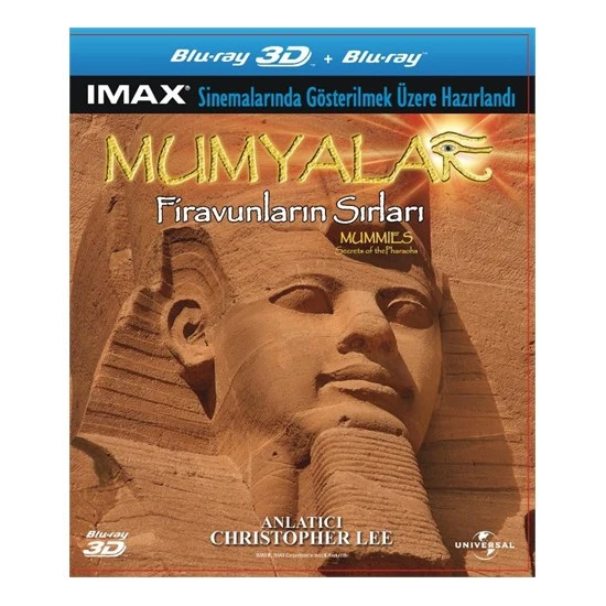 Mummies Secrets Of The Pharaohs 3D (Mumya: Firavunların Sırları 3 Boyutlu) (Blu-Ray Disc)