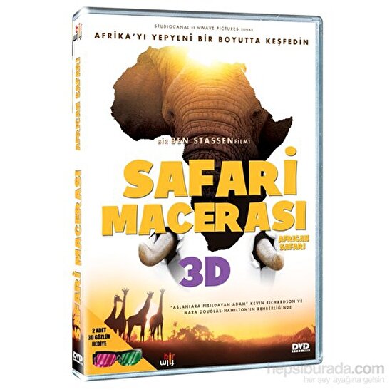 African Safari 3D (Safari Macerası 3D) (DVD)