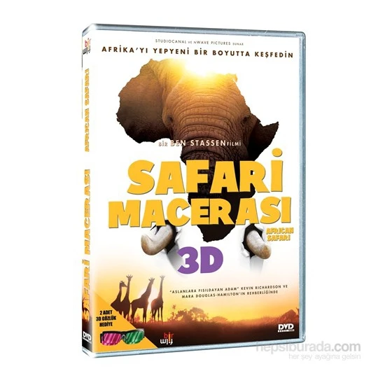 African Safari 3D (Safari Macerası 3D) (DVD)