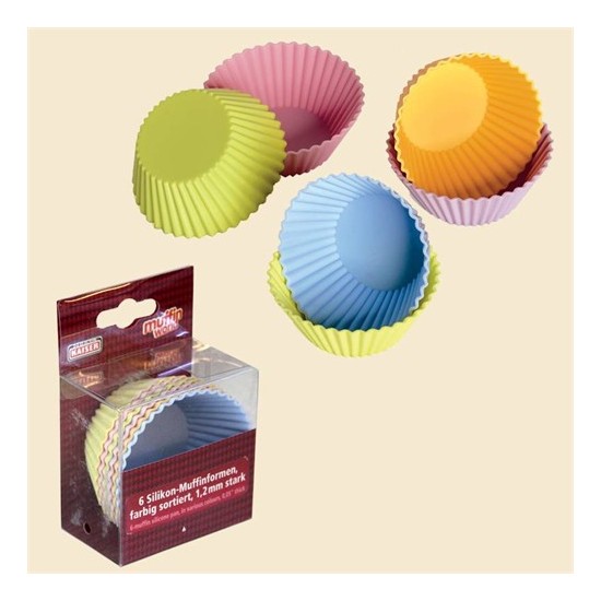 Kaiser Silikon Renkli Muffin Kek Kalıbı Seti Fiyatı