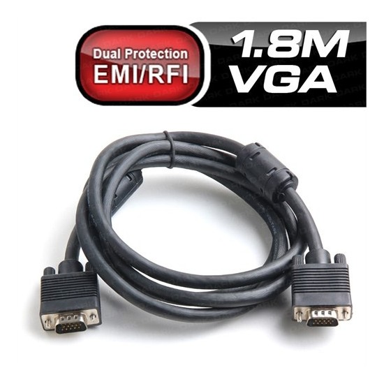 Dark 1.8m Ferrit Core EMI/RFI Filtreli VGA Monitör Kablosu (DK-CB-VGAL180)