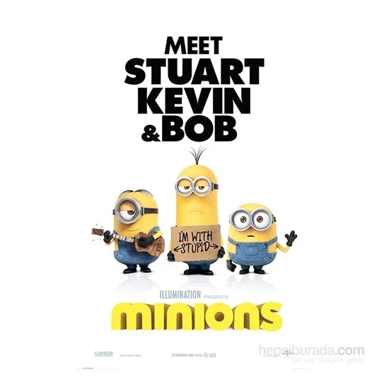 Maxi Poster Minions I'm With Stupid