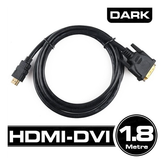 Dark 1.8m Hdmi to Dvi (24+1) Çift Yönlü Görüntü Bağlantı Kablosu (DK-CB-DVIXHDMIL180)