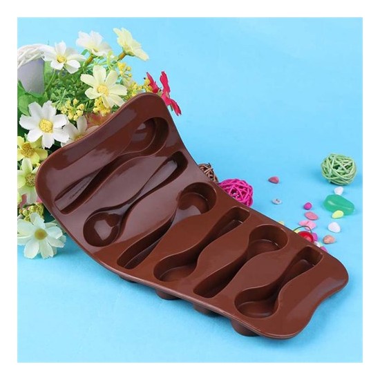 Bluezen Kaşık Şeklinde Silikon Çikolata Kalıbı 6'Lı Thn45101 Fiyatı