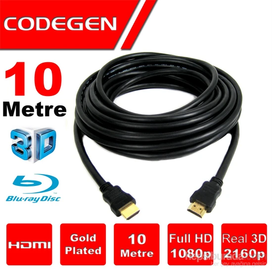 Codegen 10 Metre 1080p V 1.4B HDMI Kablo CPS100
